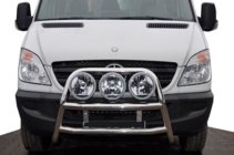 Mercedes Sprinter W906 2006–2018 Korkea karjapuskuri WT018 (ruostumaton teräs) kuva 1