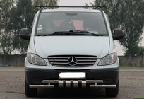 Mercedes Vito W639 2004–2014 Shark ST015 eturauta (ruostumaton teräs) 2010–2015 kuva 1