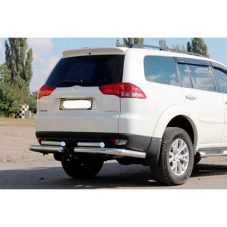 Takasuojakaari AK003-Special (2 kpl, ruostumaton teräs) Mitsubishi Pajero Sport 2008–2015 kuva 1