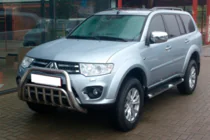 Mitsubishi Pajero Sport 2008–2015 Etusuojakaari WT002 (ruostumaton teräs) kuva 2