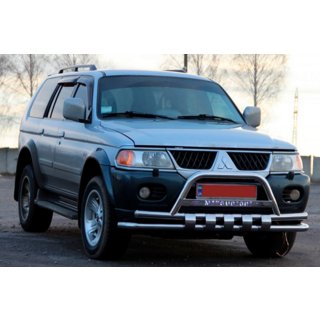 Keulasuoja ST015↗WT (ruostumaton teräs) Mitsubishi Pajero Sport 1996–2007 kuva 3