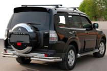 Mitsubishi Pajero Wagon IV 2006–2021 Takakaari AK003 Tupla (ruostumaton teräs) kuva 1