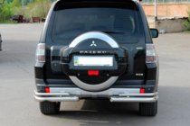 Mitsubishi Pajero Wagon IV 2006–2021 Takakaari AK003 Tupla (ruostumaton teräs) kuva 2