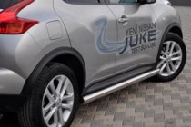 Nissan Juke 2010–2019 Sivuputket Ø60 (2 kpl, ruostumaton teräs) kuva 2