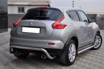Nissan Juke 2010–2019 Sivuputket Ø60 (2 kpl, ruostumaton teräs) kuva 4
