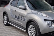 Nissan Juke 2010–2019 Sivuputket Ø60 (2 kpl, ruostumaton teräs) kuva 1