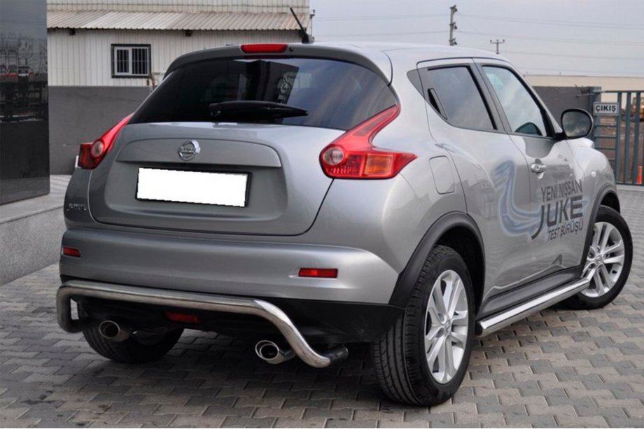 Nissan Juke 2010–2019 Sivuputket Ø60 (2 kpl, ruostumaton teräs) Kuva 4