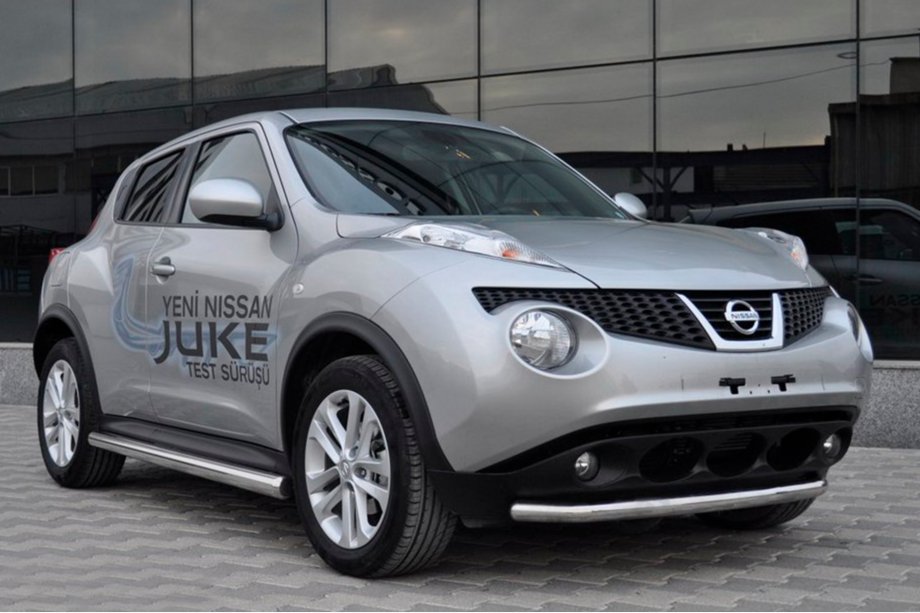 Nissan Juke 2010–2019 Sivuputket Ø60 (2 kpl, ruostumaton teräs) Kuva 3