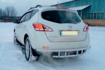 Nissan Murano 2008–2014 AK takasuojakaari (ruostumaton teräs) kuva 3