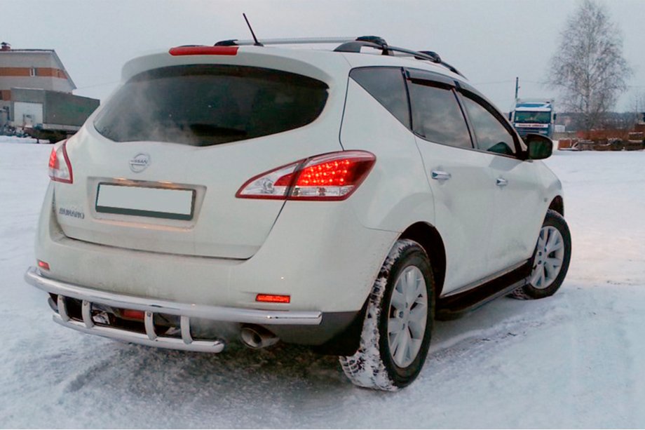 Nissan Murano 2008–2014 AK takasuojakaari (ruostumaton teräs) Image