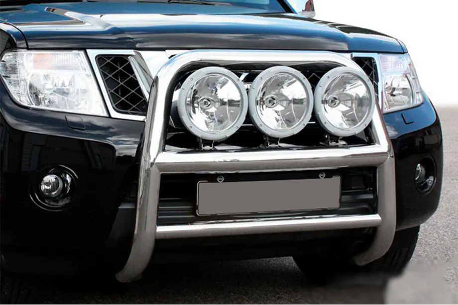 Nissan Navara 2006–2015 Karjapuskuri WT018 (ruostumaton teräs) Image