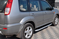 Nissan X-trail T30 2002–2007 Fullmond sivuastinlaudat (2 kpl, alumiini) kuva 3