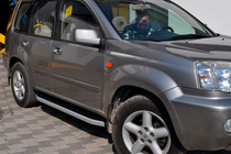 Nissan X-trail T30 2002–2007 Fullmond sivuastinlaudat (2 kpl, alumiini) kuva 4