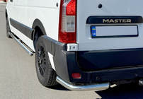 Renault Master 2011–2023 Sivuputket BB002 (2 kpl, ruostumaton teräs) kuva 8