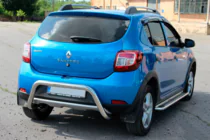 Dacia Sandero 2013–2020 Takakaari AK007 (ruostumaton teräs) kuva 2