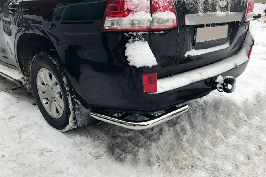 Toyota Land Cruiser 200 2007–2021 Takakulmapalat AK003 (2 kpl, ruostumaton teräs) Image