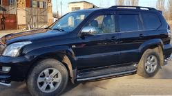Toyota Land Cruiser Prado 120 2002–2009 Sivukynnyssuojat BB004 (2 kpl, ruostumaton teräs) kuva 2