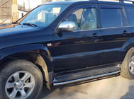 Toyota Land Cruiser Prado 120 2002–2009 Sivukynnyssuojat BB004 (2 kpl, ruostumaton teräs) kuva 3