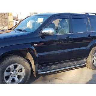 Sivukynnyssuojat BB004 (2 kpl, ruostumaton teräs) Toyota Land Cruiser Prado 120 2002–2009 kuva 3