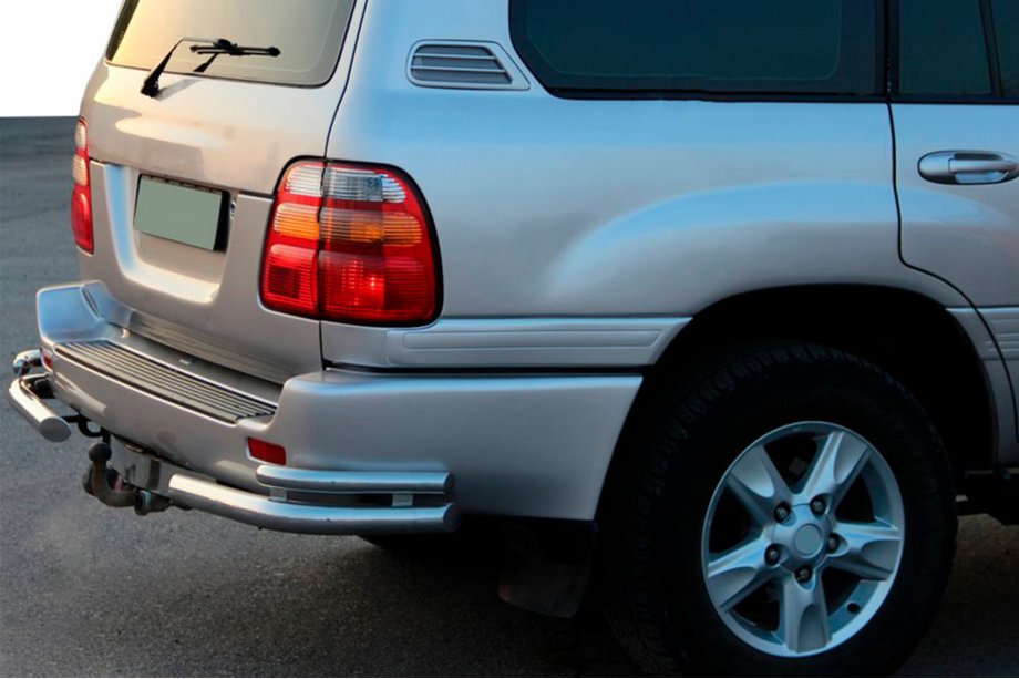 Toyota Land Cruiser 100 1998–2007 Takakulmat AK003-Double (2 kpl, ruostumaton teräs) Image