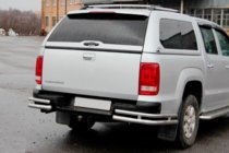 Volkswagen Amarok 2010–2022 Takakulmat AK003-Double (2 kpl, ruostumaton teräs) kuva 3