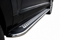 Porsche Cayenne 2003–2010 Sivuporrassarja Maydos v2 (2 kpl, alumiini ↗ ruostumaton teräs) kuva 1