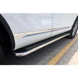 Sivuporrassarja Maydos v2 (2 kpl, alumiini ↗ ruostumaton teräs) Porsche Cayenne 2003–2010 kuva 2