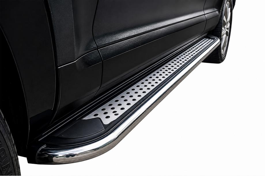 Porsche Cayenne 2003–2010 Sivuporrassarja Maydos v2 (2 kpl, alumiini ↗ ruostumaton teräs) Image