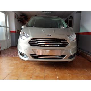 Kromiset puskurin suojalistat (2014-2018, 2 kpl, ruostumaton teräs) Ford Courier 2014–2023 kuva 3
