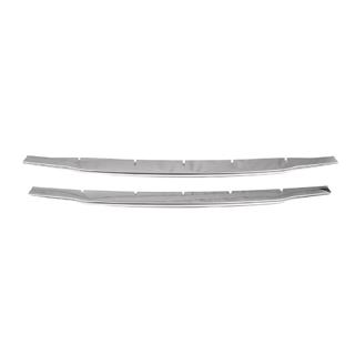 Kromiset puskurin suojalistat (2014-2018, 2 kpl, ruostumaton teräs) Ford Courier 2014–2023 kuva 2