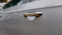 Volkswagen Passat B6 2006–2012 Ovenkahvan suojat, litteät (4 kpl, ruostumaton teräs) kuva 3