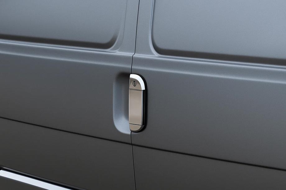 Volkswagen T4 Caravelle/Multivan 1990–2003 Takaoven kahvakuoret (ruostumaton teräs) Kuva 1