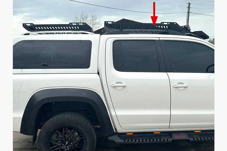 Volkswagen Amarok 2010–2022 Skyport Black kattokaiteet Kuva 3