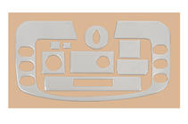 Ford Transit 1991–2000 Kojelaudan paneelisuojat (1994-1997) Alumiini kuva 2
