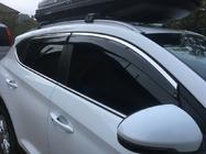 Hyundai Tucson TL 2016–2021 Ikkunatuulisuojat kromilistalla (6 kpl, Niken) kuva 5