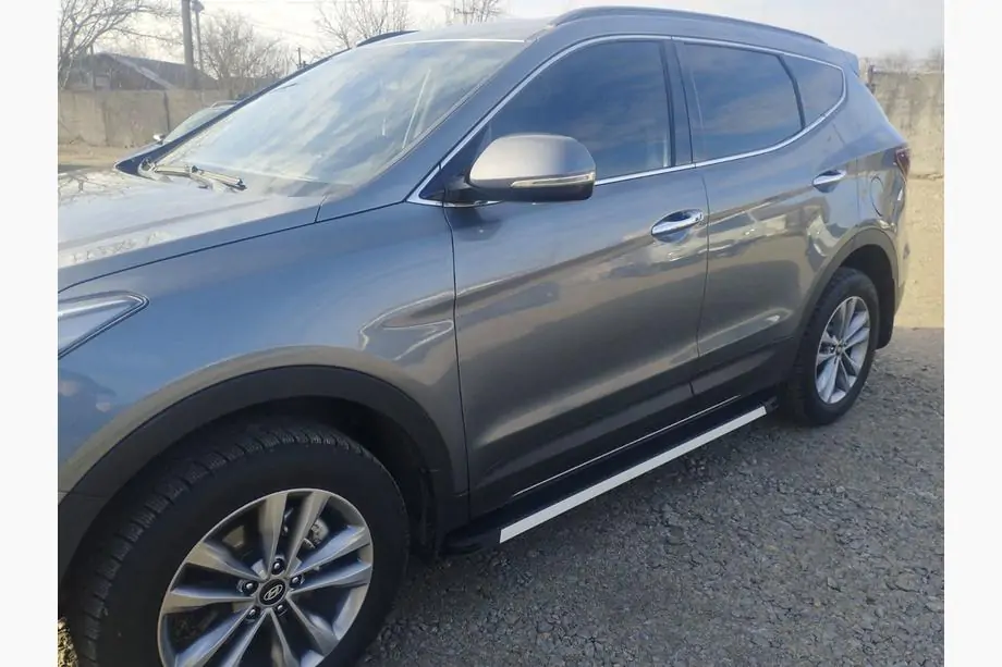 Hyundai Santa Fe 3 2012–2018 Astinlaudat Maya V1 (2 kpl, alumiini) Image