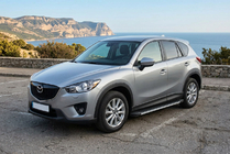 Mazda CX-5 2012–2017 Astinlaudat Maya V1 (2 kpl, alumiini) kuva 1