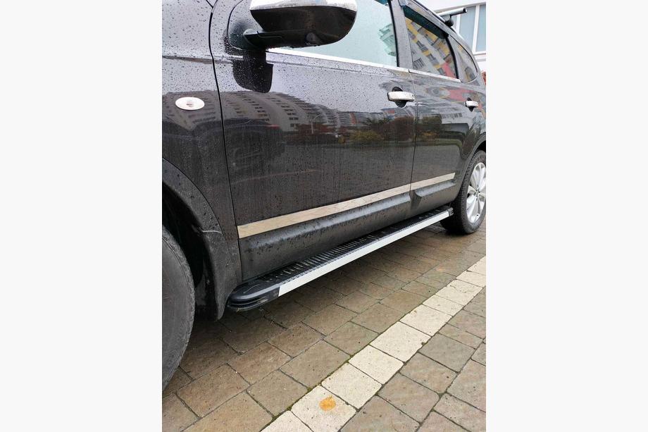 Nissan Qashqai 2010–2014 Astinlaudat Maya V1 (2 kpl, alumiini) Pitkä akseliväli Kuva 2