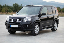 Nissan X-trail T31 2007–2014 Astinlaudat Maya V1 (2 kpl, alumiini) kuva 1
