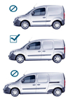 Mercedes Citan 2013–2021 Alkuperäiset kattokaiteet (poikkitangoilla) (vakiojalusta) kuva 12