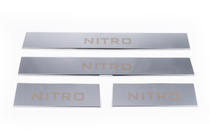 Dodge Nitro 2006–2011 Carmos kynnyslistat yläosaan (ruostumaton teräs) kuva 4