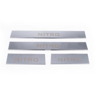 Carmos kynnyslistat yläosaan (ruostumaton teräs) Dodge Nitro 2006–2011 kuva 4