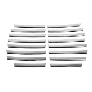 Kromilistat etusäleikköön (ruostumaton teräs) Dodge Nitro 2006–2011 kuva 3