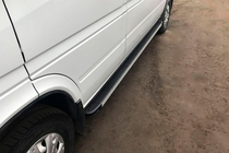 Volkswagen LT 1995–2006 Maya sivukynnykset (2 kpl, alumiini) kuva 1