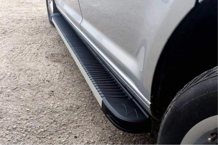 Volkswagen Amarok 2010–2022 Sivuporras Maya V1 (2 kpl, alumiini) Image