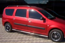 Dacia Logan MCV 2004–2014 Sivuputket (2 kpl, RST) 70 mm, muovisisäkkein kuva 1