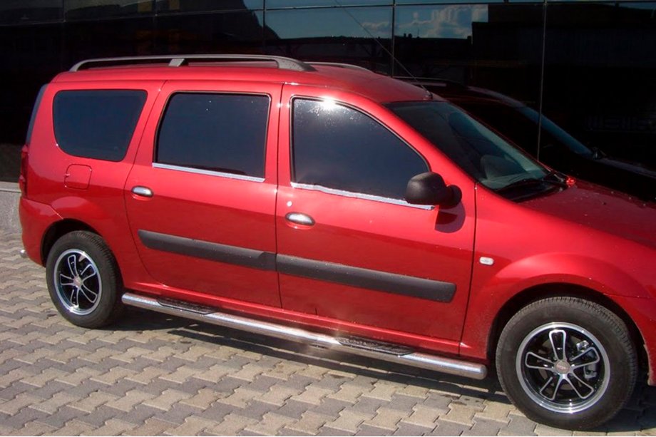 Dacia Logan MCV 2004–2014 Sivuputket (2 kpl, RST) 70 mm, muovisisäkkein Image
