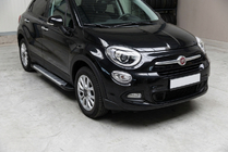 Fiat 500X 2014–2024 Line-sivuporrassarja (2 kpl, alumiini) kuva 1