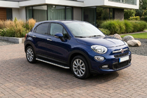 Fiat 500X 2014–2024 Maydos V1 sivuastinlaudat (2 kpl, alumiini / ruostumaton teräs) kuva 1