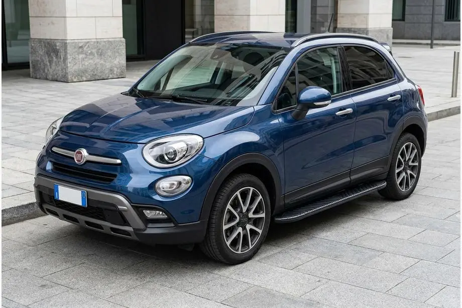 Fiat 500X 2014–2024 Bosphorus Black sivuastinlaudat (2 kpl, alumiini) Image